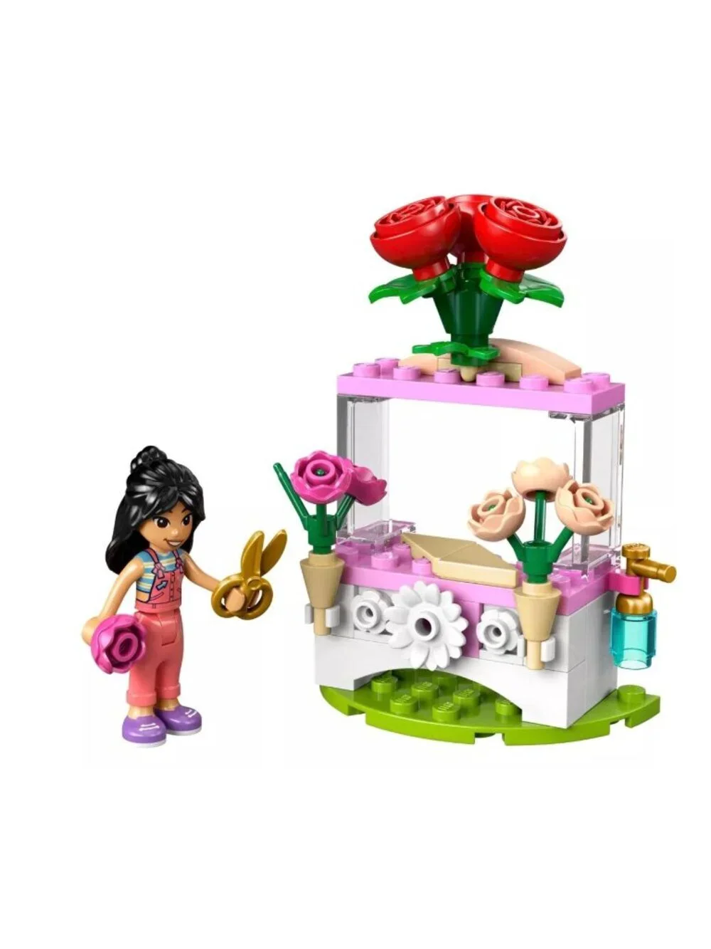 LEGO 30721 Friends Flower Stand Roses Liann Minifigure 55 Pieces Ages 5+